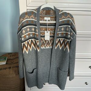 BNWT Lucky Brand open cardigan sweater